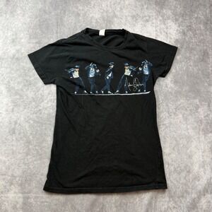 Michael Jackson King of Pop Graphic T-Shirt Black Small 2009 Tee